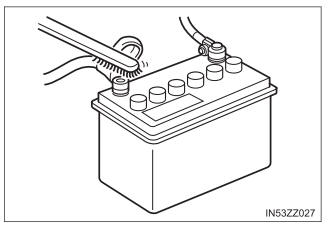 Toyota Yaris. Battery