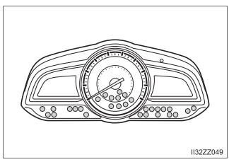 Toyota Yaris. Combination Meter