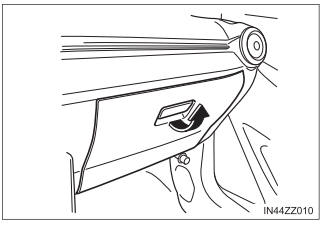 Toyota Yaris. Glove Compartment