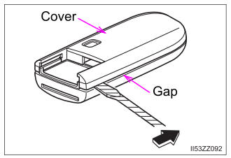 Toyota Yaris. Key Battery Replacement