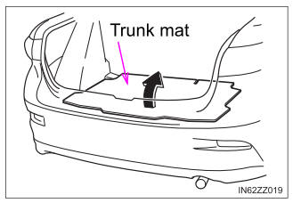 Toyota Yaris. Mounting the Spare Tire