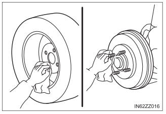 Toyota Yaris. Mounting the Spare Tire