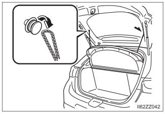 Toyota Yaris. Mounting the Spare Tire