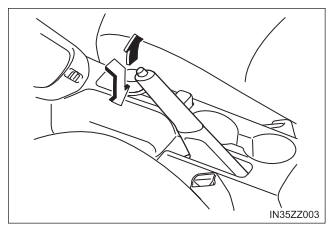 Toyota Yaris. Parking Brake