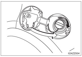 Toyota Yaris. Refueling