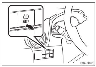 Toyota Yaris. Tire Pressure Monitoring System (If equipped)