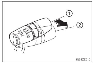 Toyota Yaris. Windshield Washer